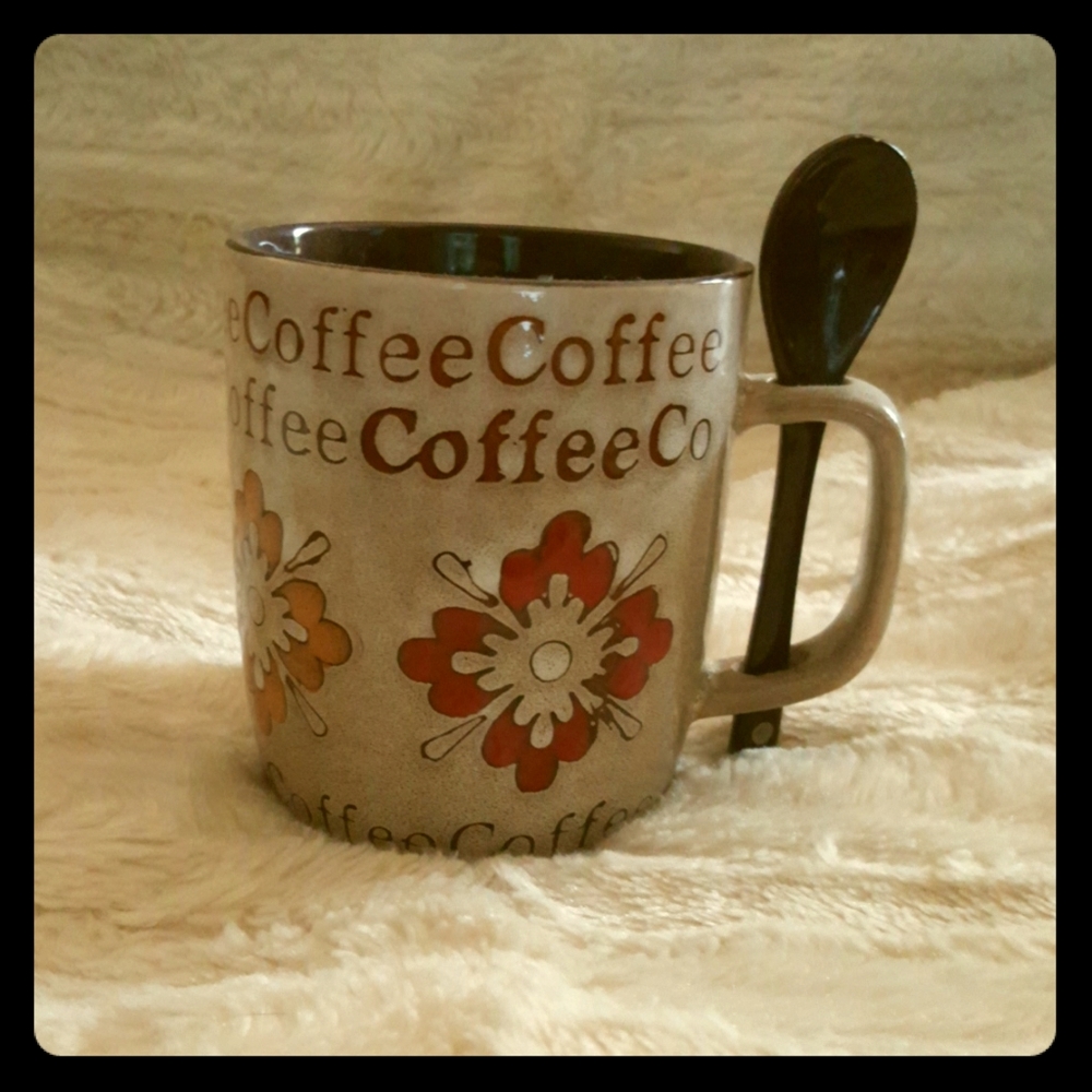 Coffee Mug with matching Spoon